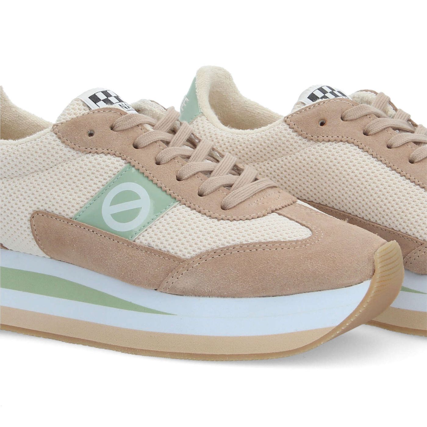 FLEX M JOGGER W - SDE/LINK.M/PAT - PALE PINK/OFF WHITE/GREEN